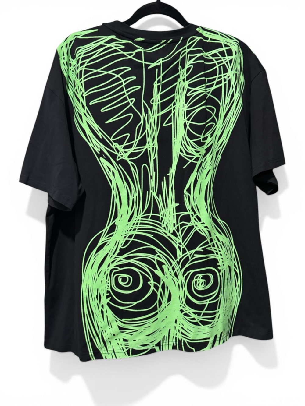 AKIRA- Black & Neon Green Graphic Tee - Picture 7 of 10